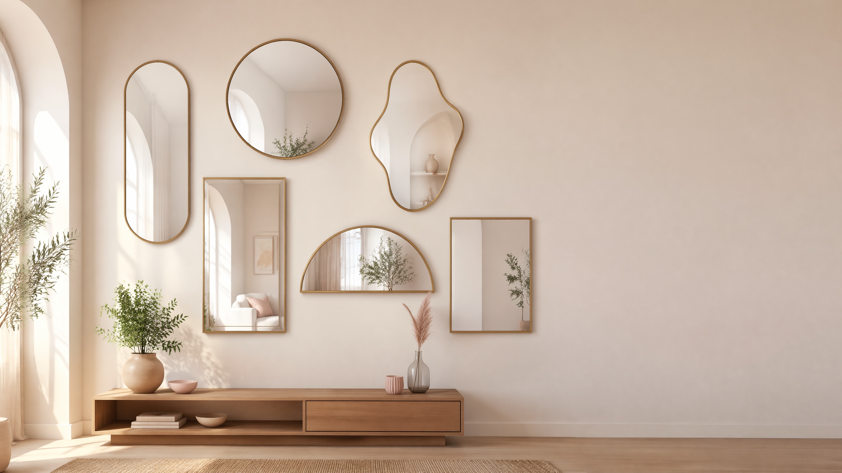 Elegant Mirrors for Aesthetic Spaces.