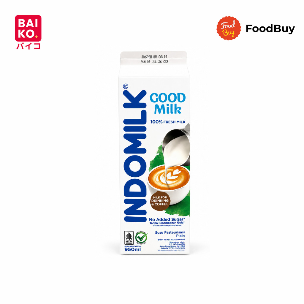 Indomilk Susu Fresh Milk 950ml