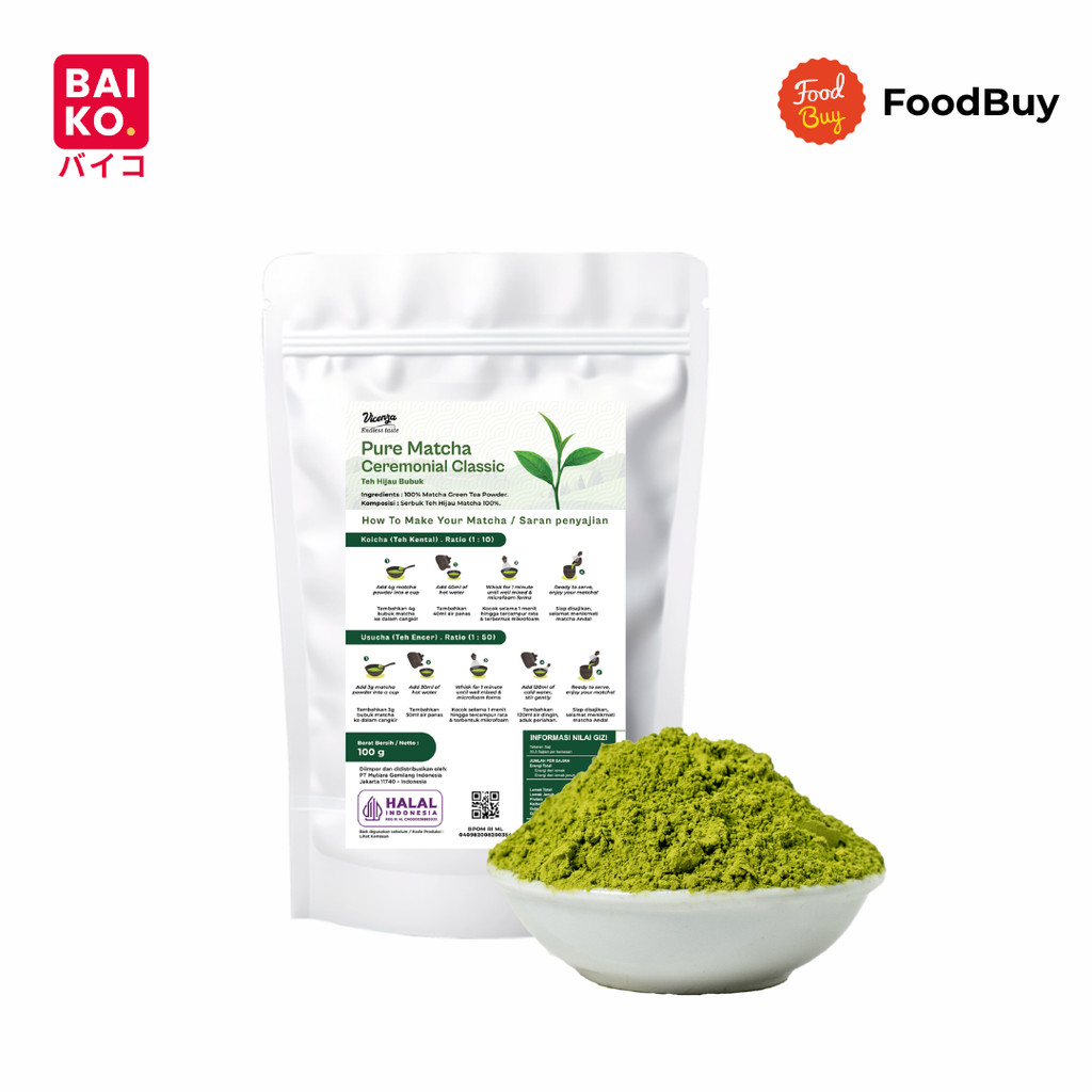 Vicenza Pure Matcha Ceremonial Grade Classic 100gr