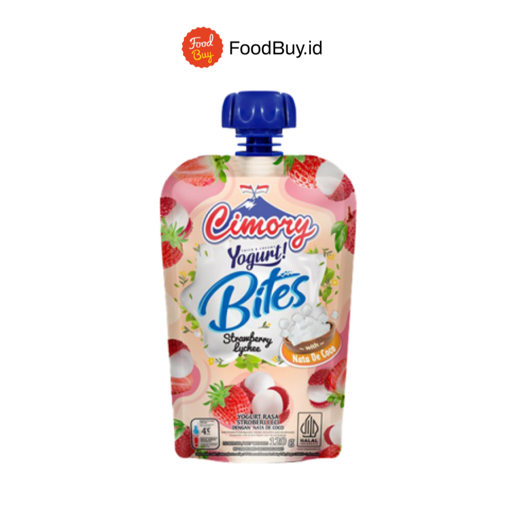 Cimory Yogurt Bites Strawberry Lychee 120gr