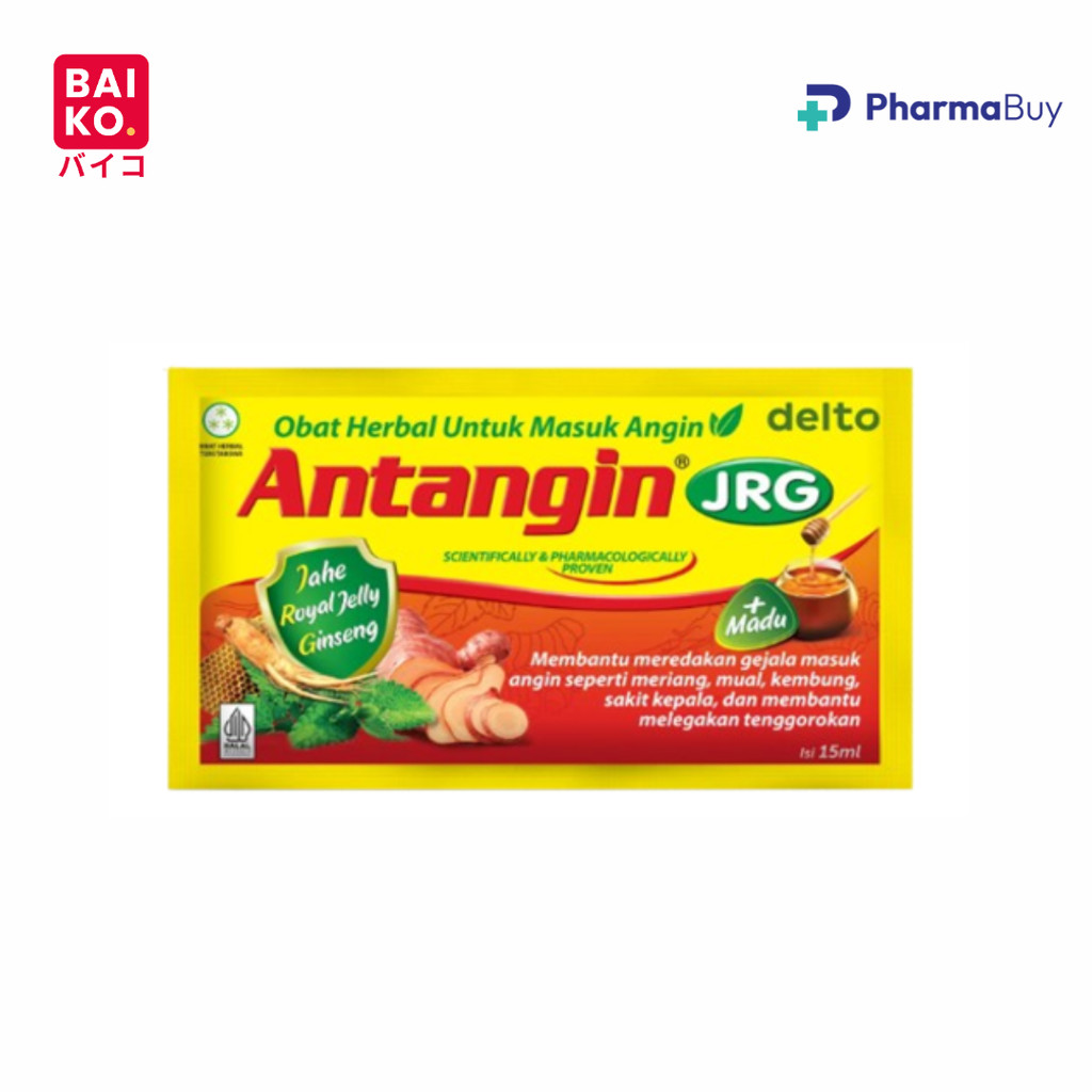 Antangin Jrg Obat Herbal Masuk Angin dengan Madu 15ml