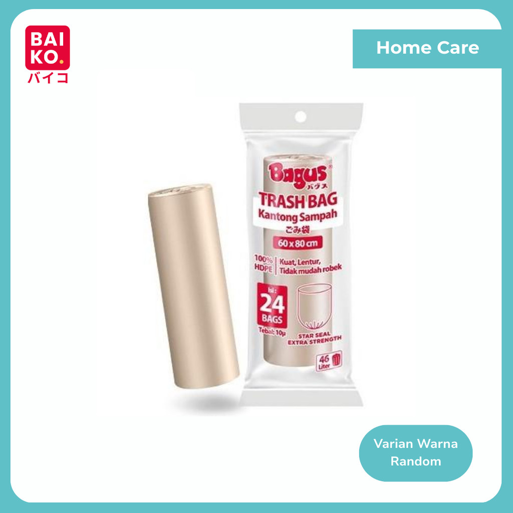 Bagus Plastik Sampah Wangi Roll 46L 60x80cm (Isi 24 Lembar)