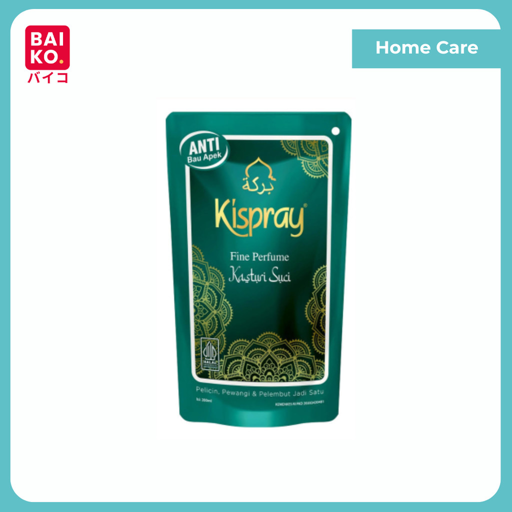 Kispray Kasturi Suci Pouch Refill 280ml