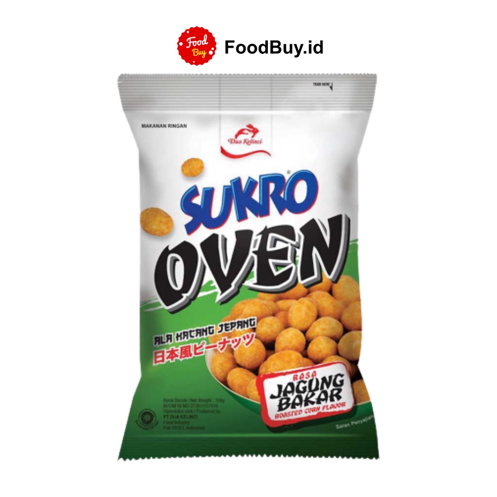 Dua Kelinci Kacang Sukro Oven Jagung Bakar 95gr