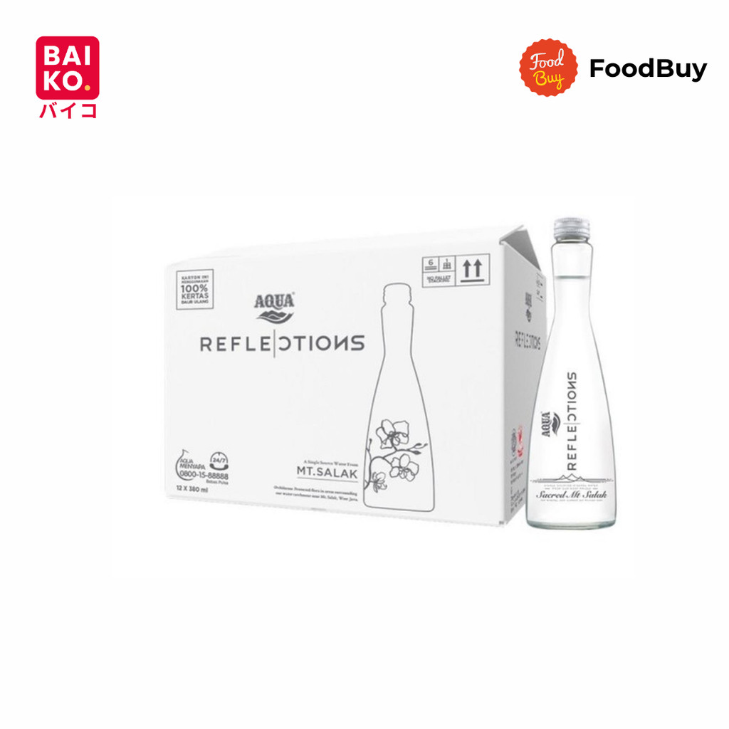 Paket 1 Dus - Aqua Reflections Still 380ml
