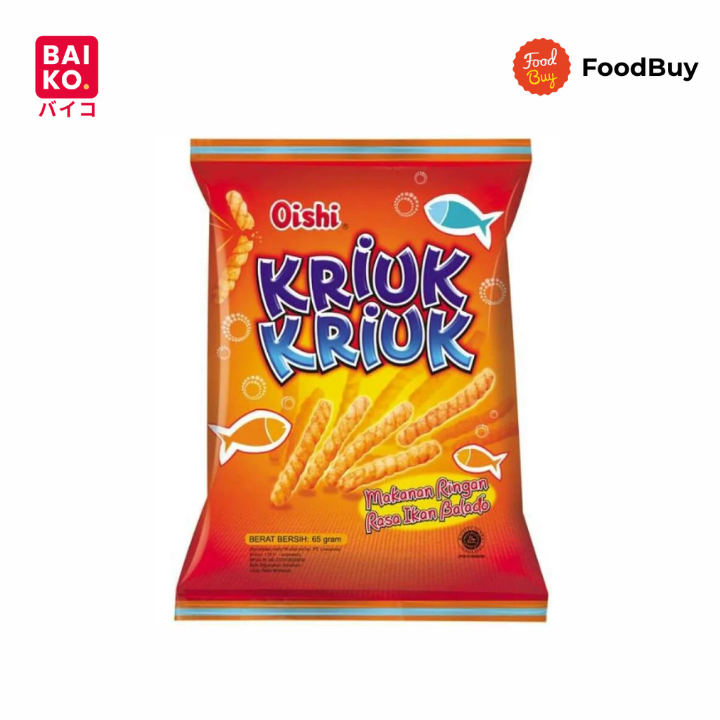 Oishi Kriuk Kriuk Fish Crackers 60gr