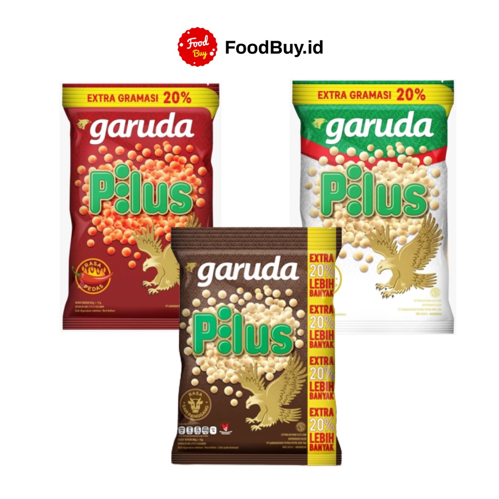 Garuda Snack Pilus Rasa Mie Goreng / Sapi Panggang / Pedas