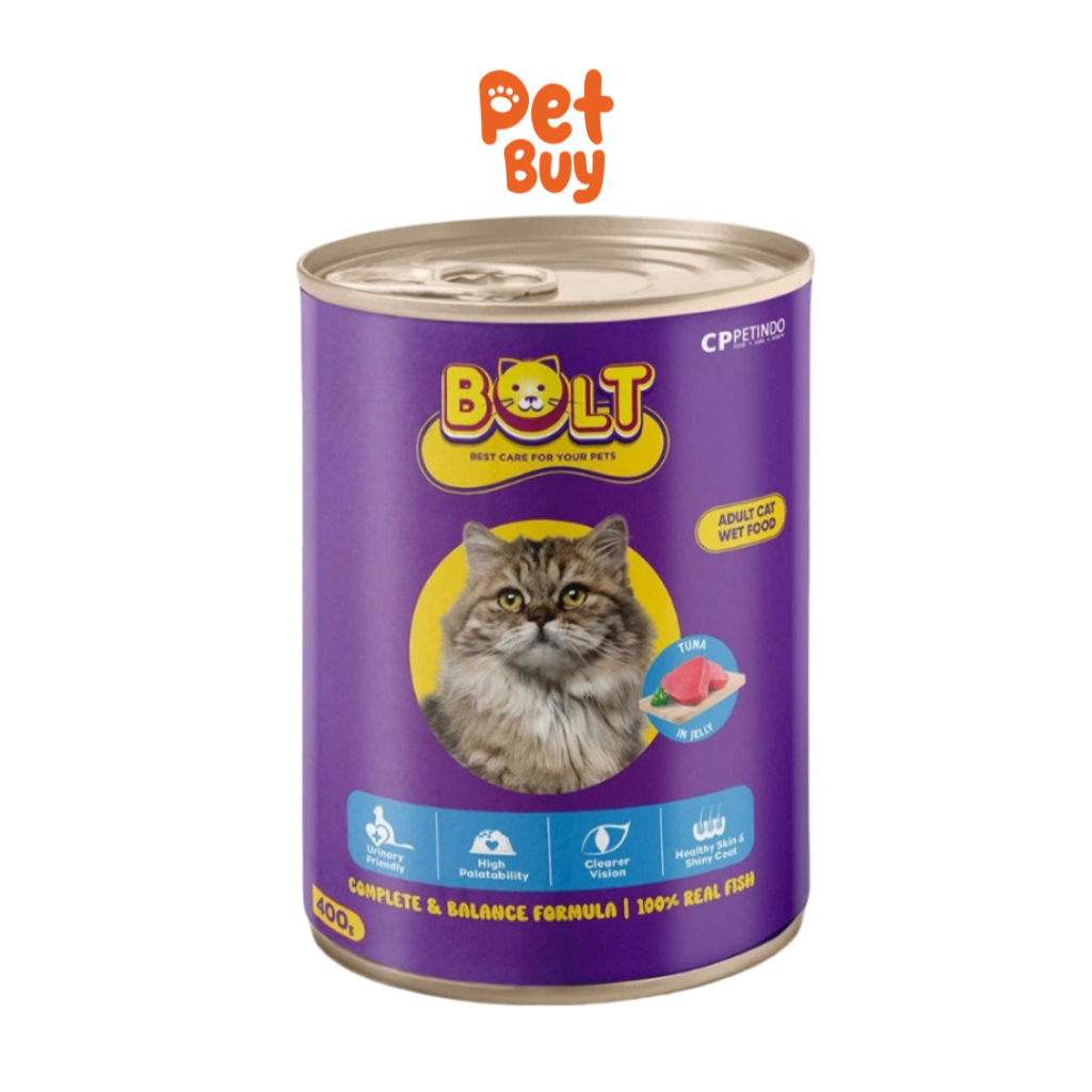 Bolt Cat Can Tuna in Jelly 400 gr