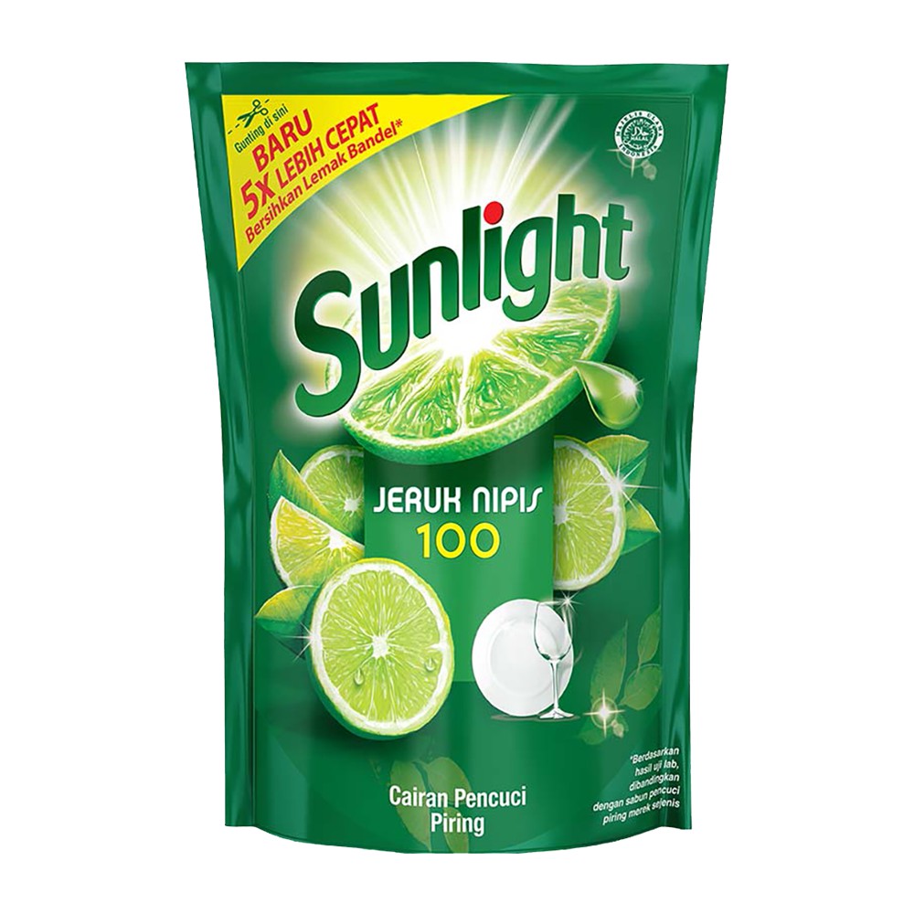 Sunlight Sabun Cuci Piring Jeruk Nipis Refill 755 ml