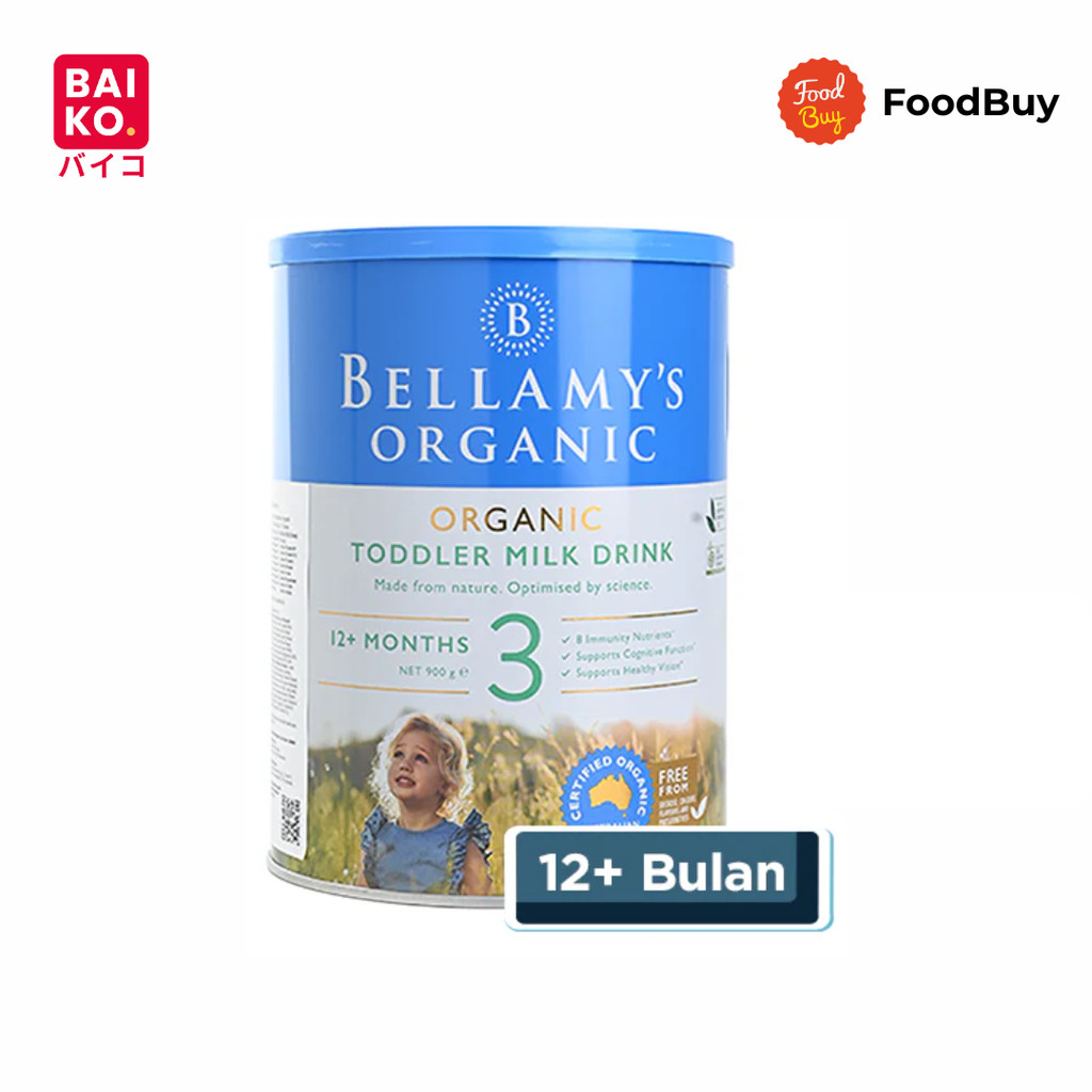 Bellamy's Organic Step 3 Susu Formula Toddler Organik 12 Bulan Keatas 900gr