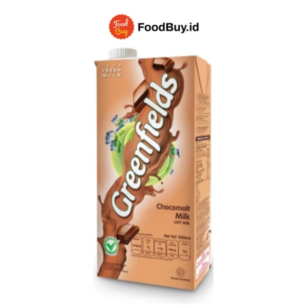 Greenfields Milk UHT Choco Malt 1 ltr