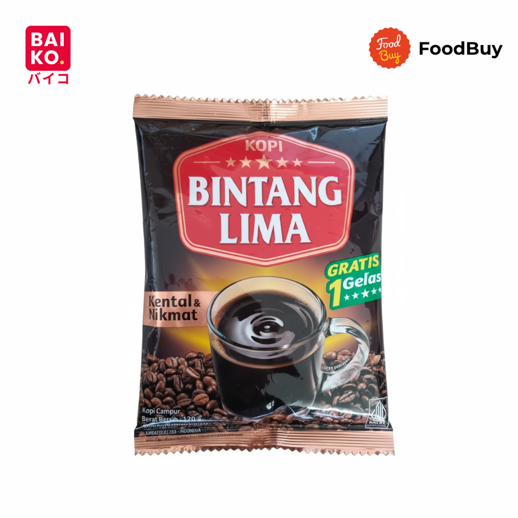 Kopi Bubuk Bintang Lima 120g
