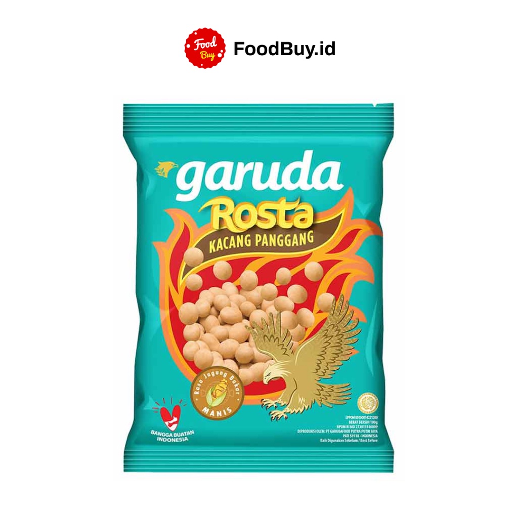 Garuda Rosta Kacang Panggang Rasa Jagung Bakar Manis 100 gr