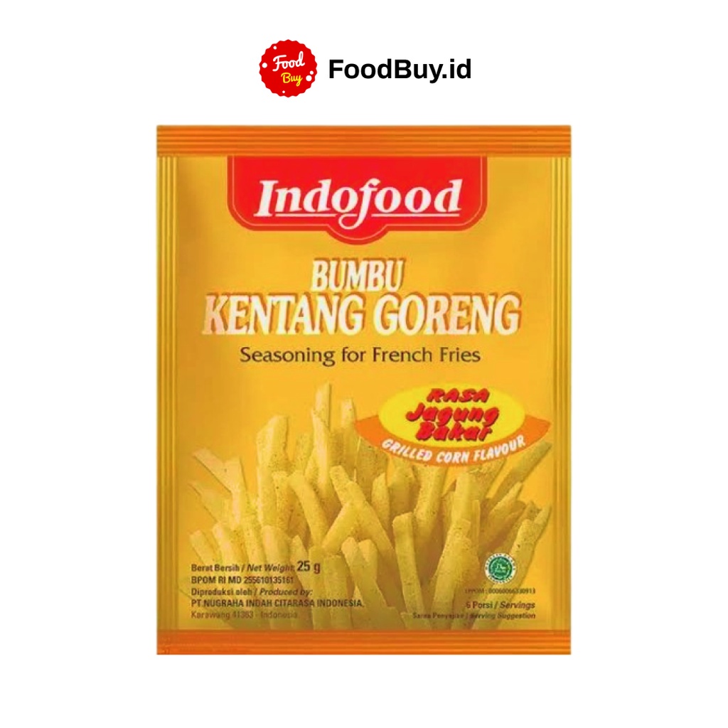 Indofood Bumbu Kentang Goreng Rasa Jagung Bakar 25 gr