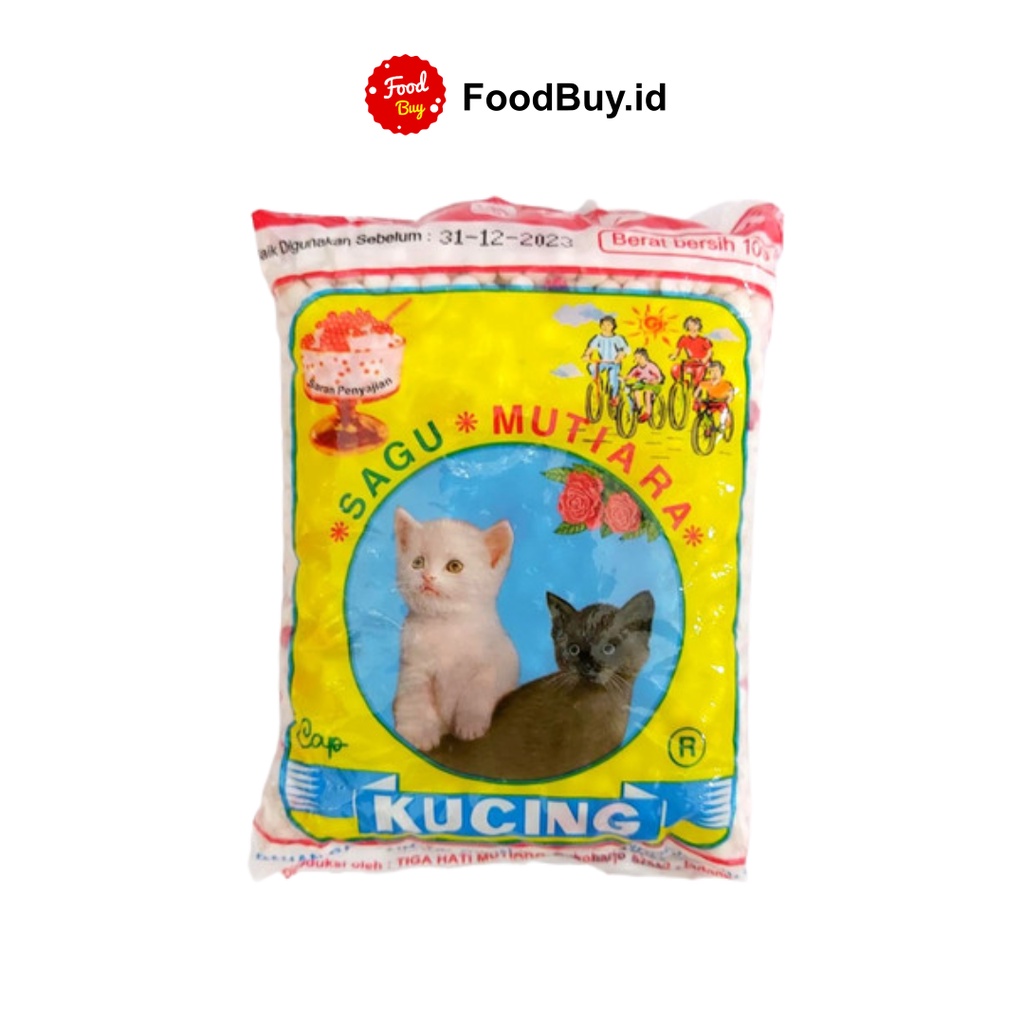 Cap Kucing Sagu Mutiara 100 gr