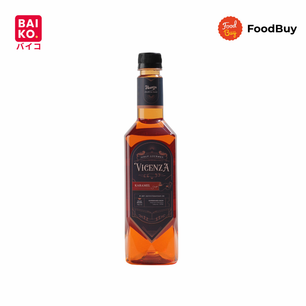 Vicenza Gourmet Syrup Caramel 750ml