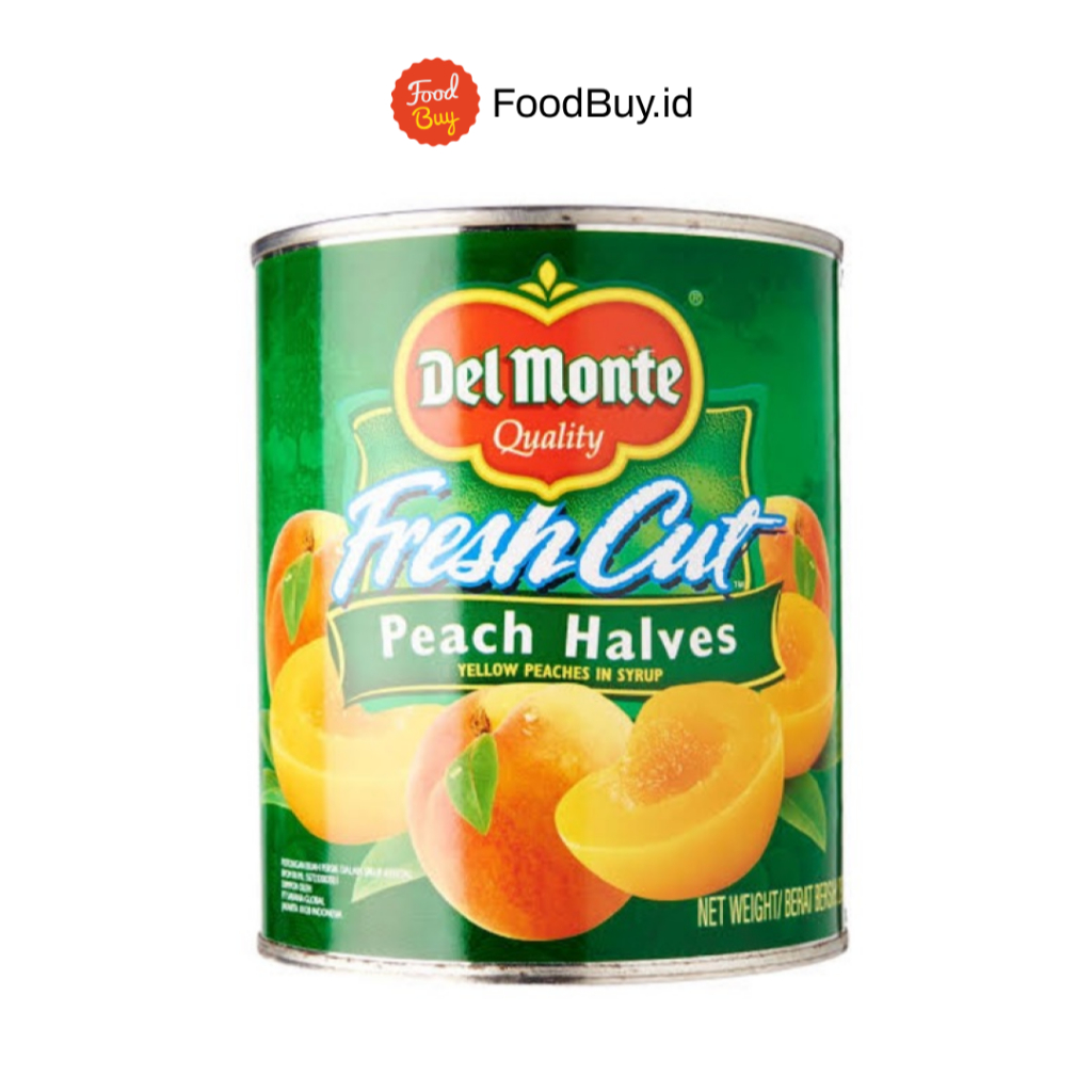 Del monte Peach Halves Buah Kaleng 825gr