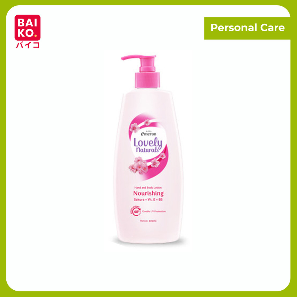 Emeron Lovely Naturals Hand & Body Lotion Nourishing Sakura 400 ml