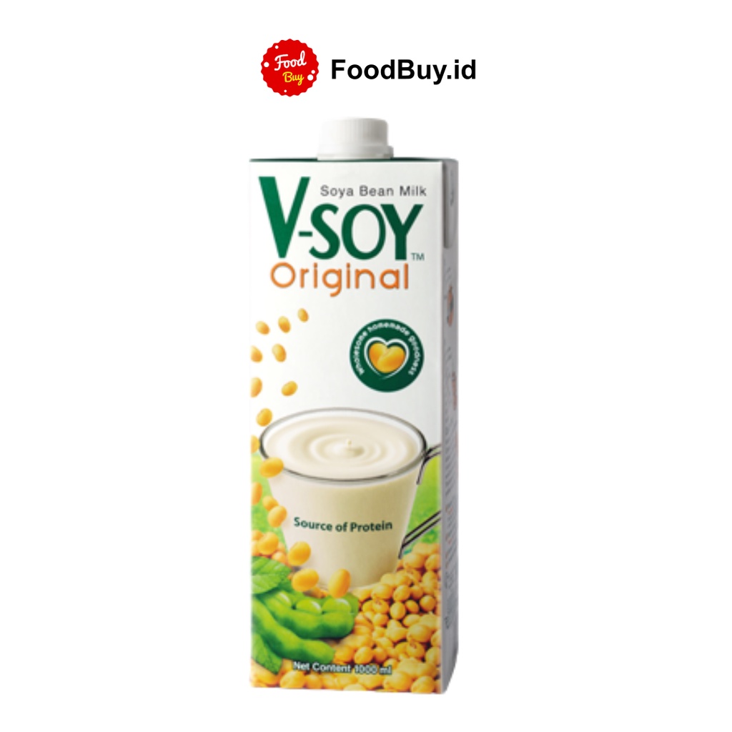 V-Soy Soya Bean Milk Original 1 L