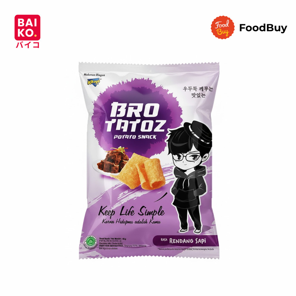 Kentang Rasa Rendang Sapi (Brotatoz) 38gr
