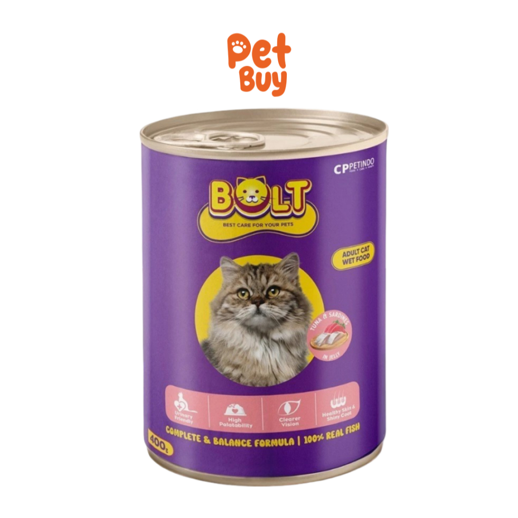 Bolt Cat Can Tuna & Sardines 400 gr