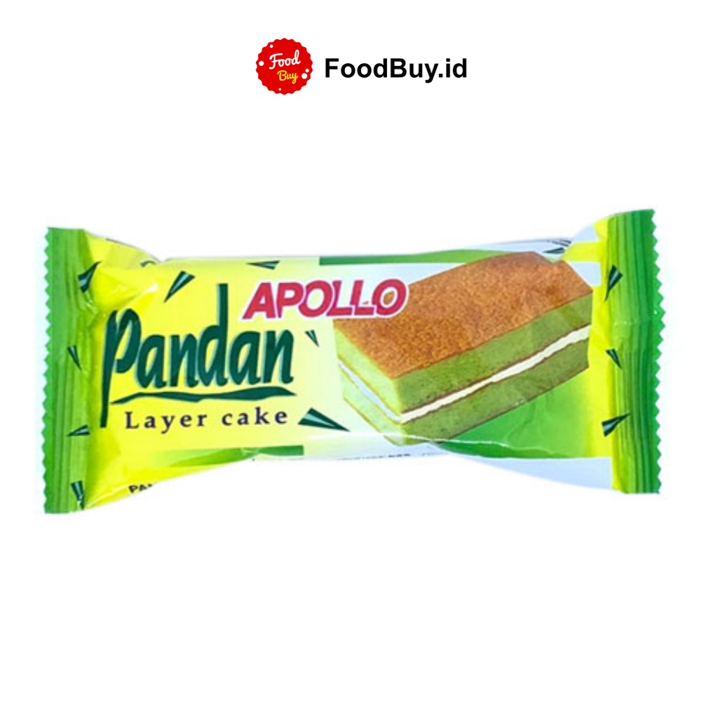 Apollo Layer Cake Rasa Pandan 18 gr
