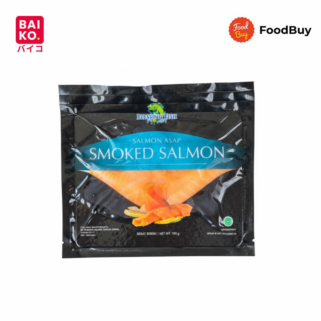 Blessing Fish Smoked Salmon Sliced 100 gr