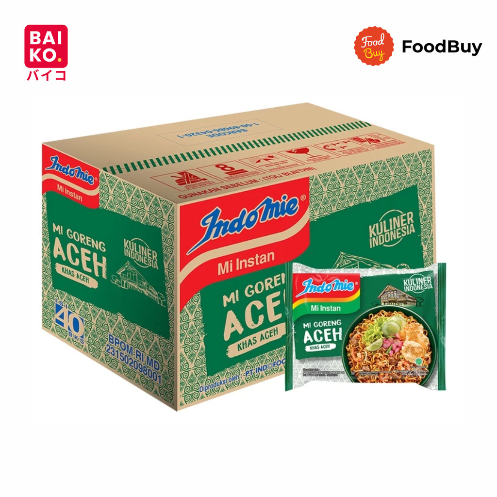 Indomie Goreng Aceh 90 gr 1 Dus (40 Pcs)