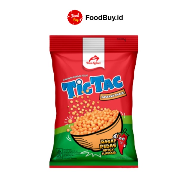 Dua Kelinci Tic Tac Rasa Pedas 80 gr