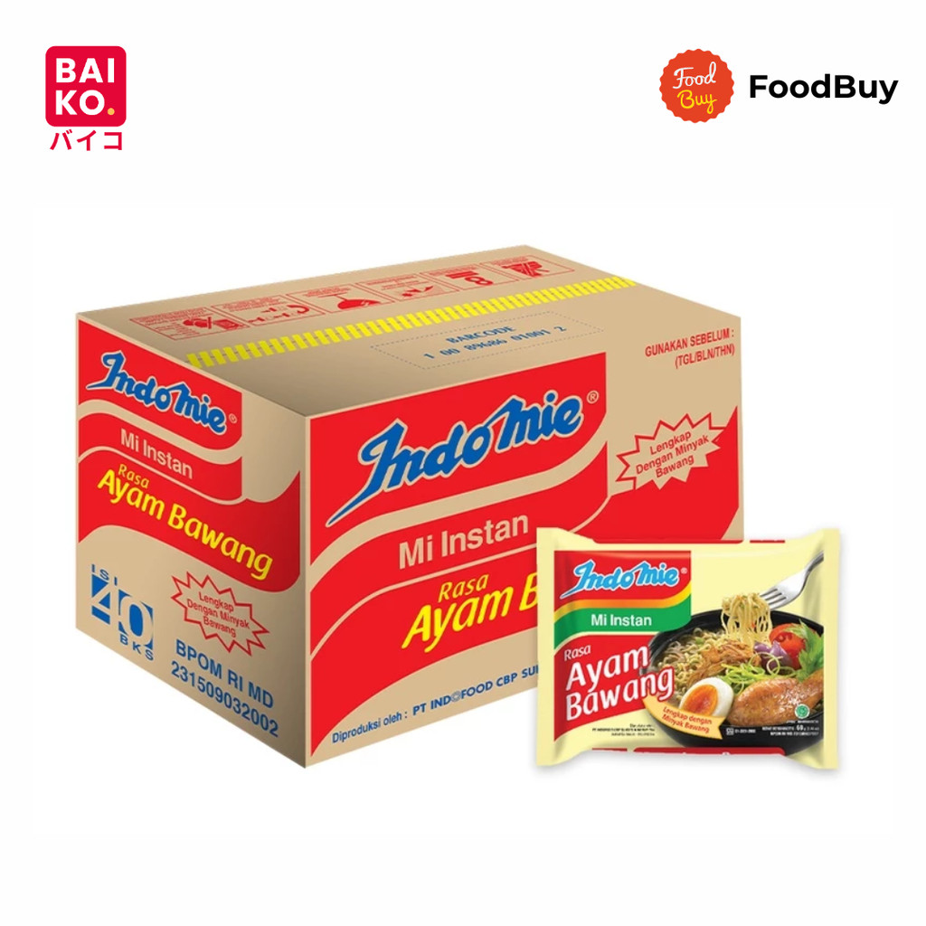 Indomie Ayam Bawang 69 gr 1 Dus (40 Pcs)