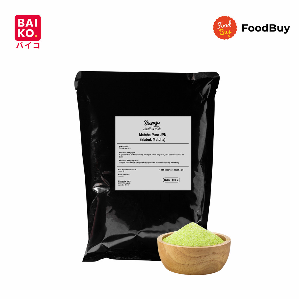 Vicenza Pure Matcha Japan Premium Grade 500gr