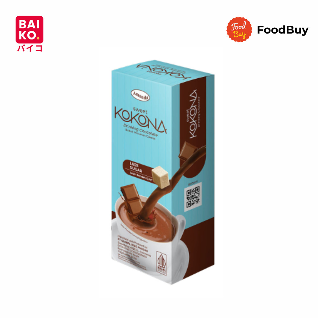 Paket 1 Box - Sweet Kokona Less Sugar 132gr (Isi 4 Pcs)