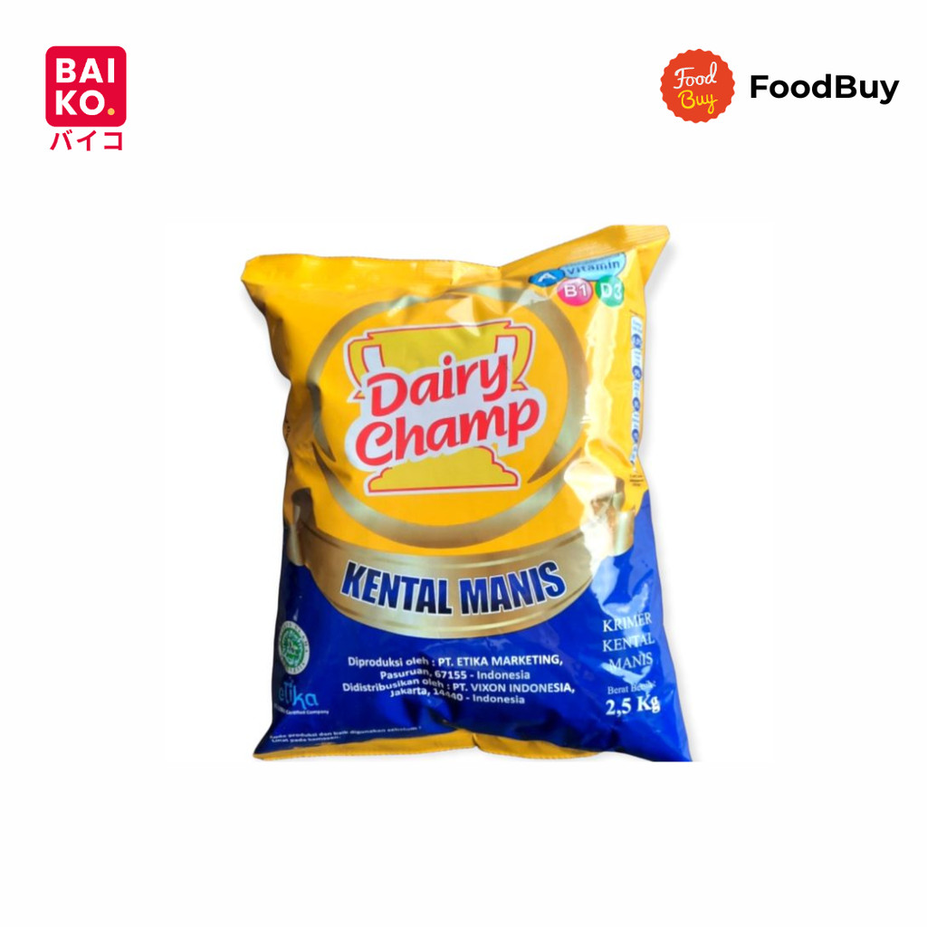 Dairy Champ Krimer Kental Manis Pillow Bag 2.5 Kg
