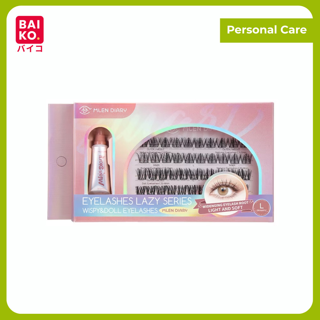 Mlen Diary Lazy Lashes Series Wispy & Doll Lashes Kecil