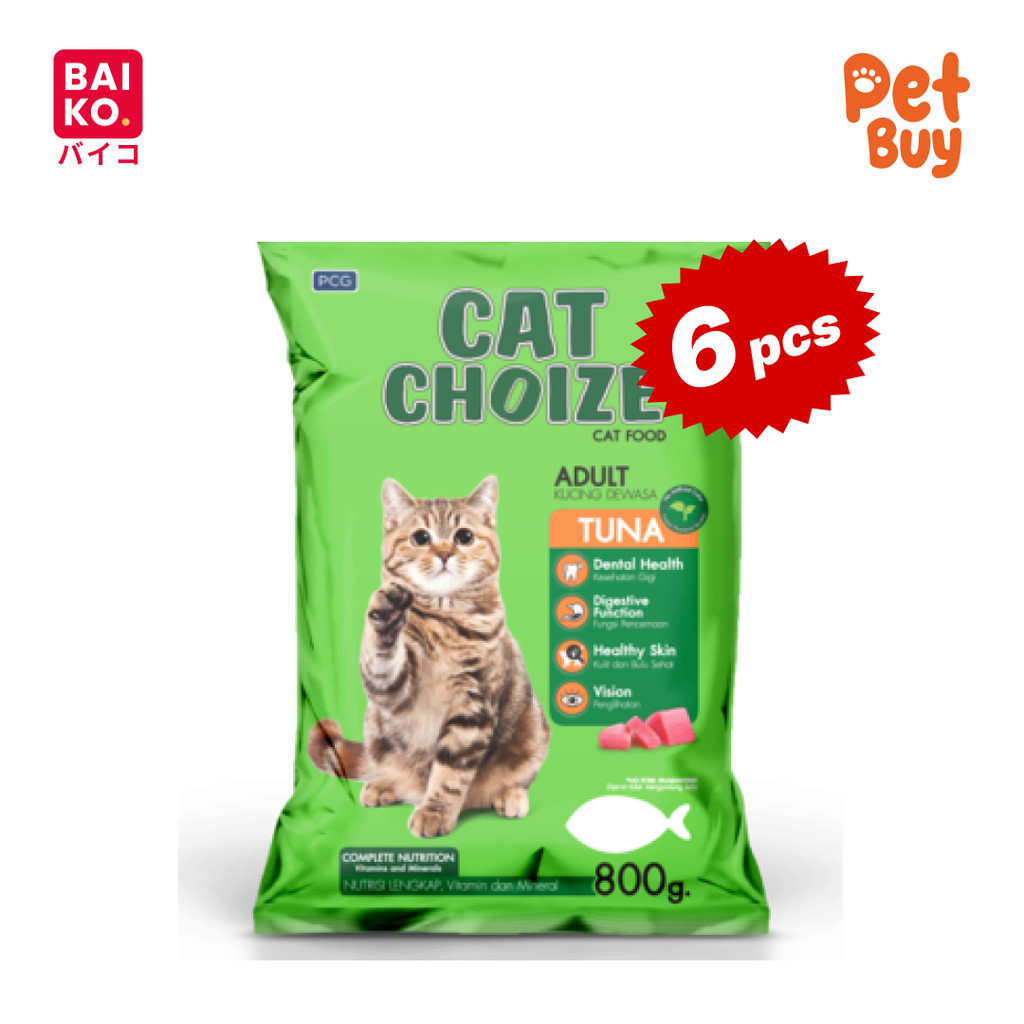 Paket 6 Pcs - Cat Choize Adult Tuna 800 gr