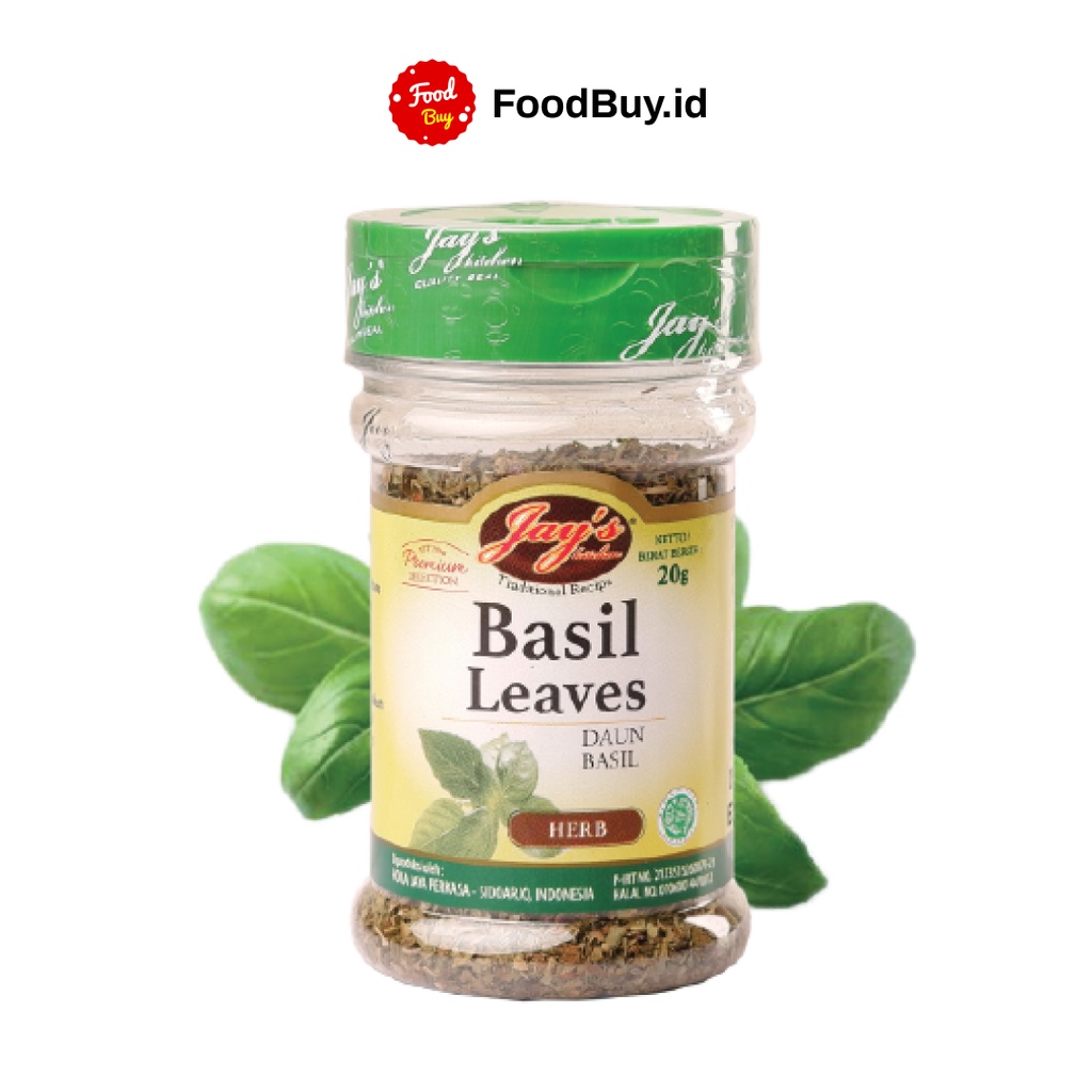 Jay's Basil Leaves / Daun Basil 20 gr
