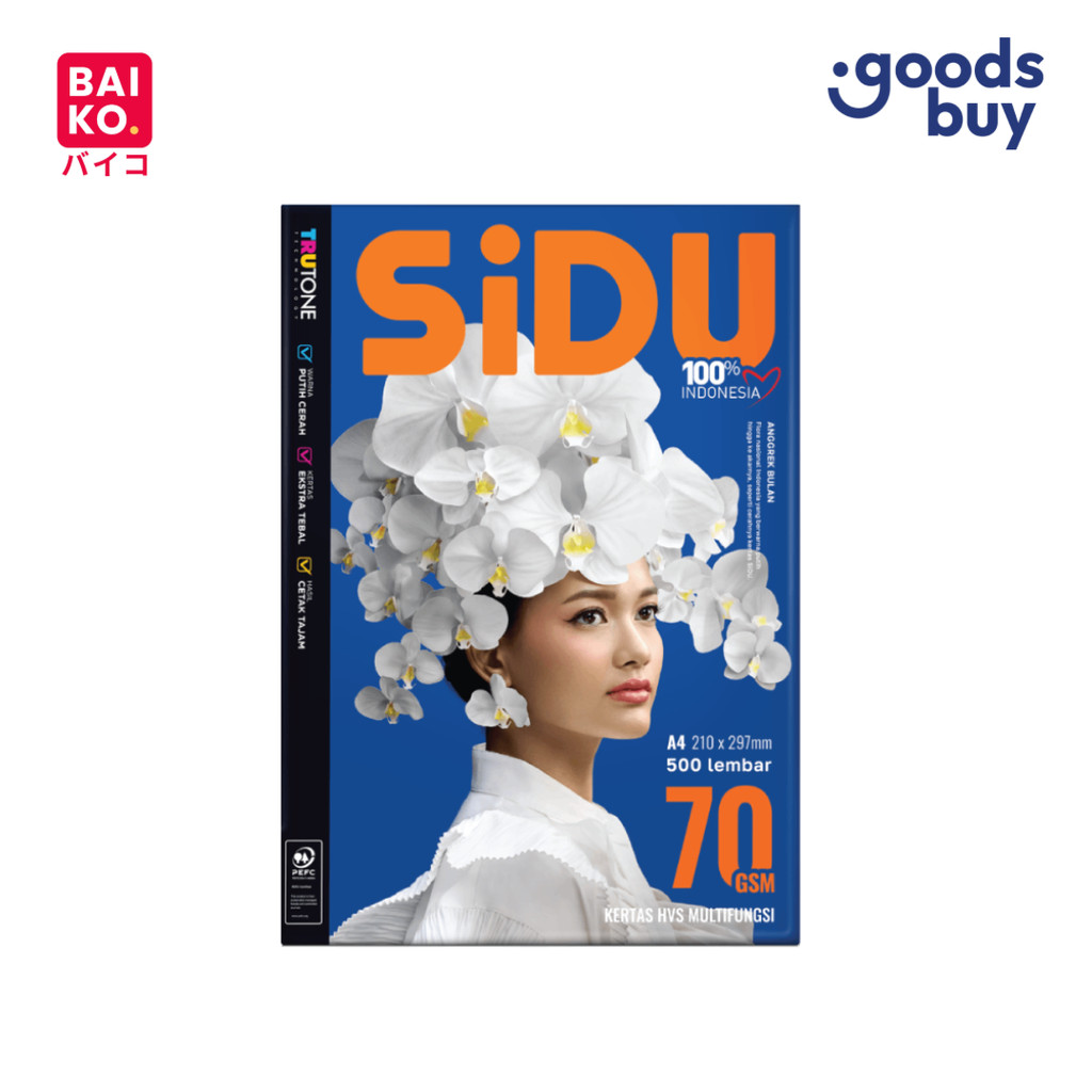 Sidu HVS A4 70gsm All Purpose