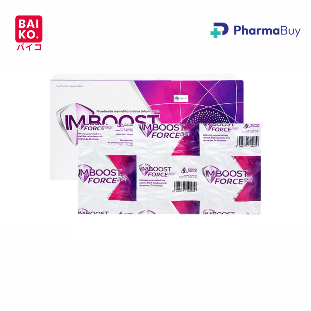 Imboost Force FCT Strip 10 Kaplet - Penambah Daya Tahan Tubuh