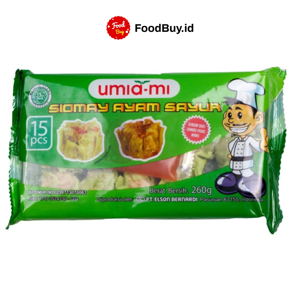 Umiami Siomay Ayam Sayur 260 gr (15 Biji)