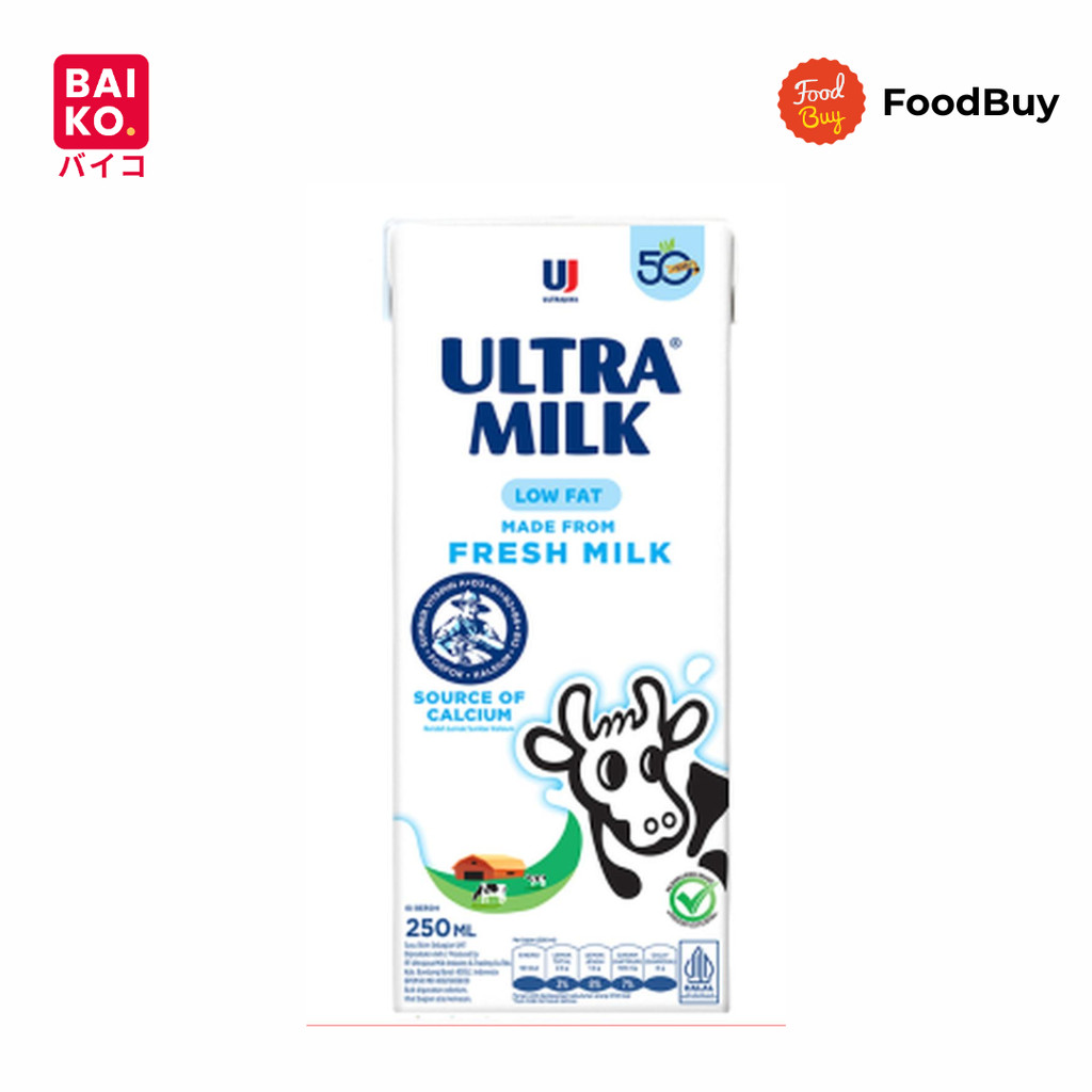 Ultramilk Low Fat Fresh Milk 250 gr