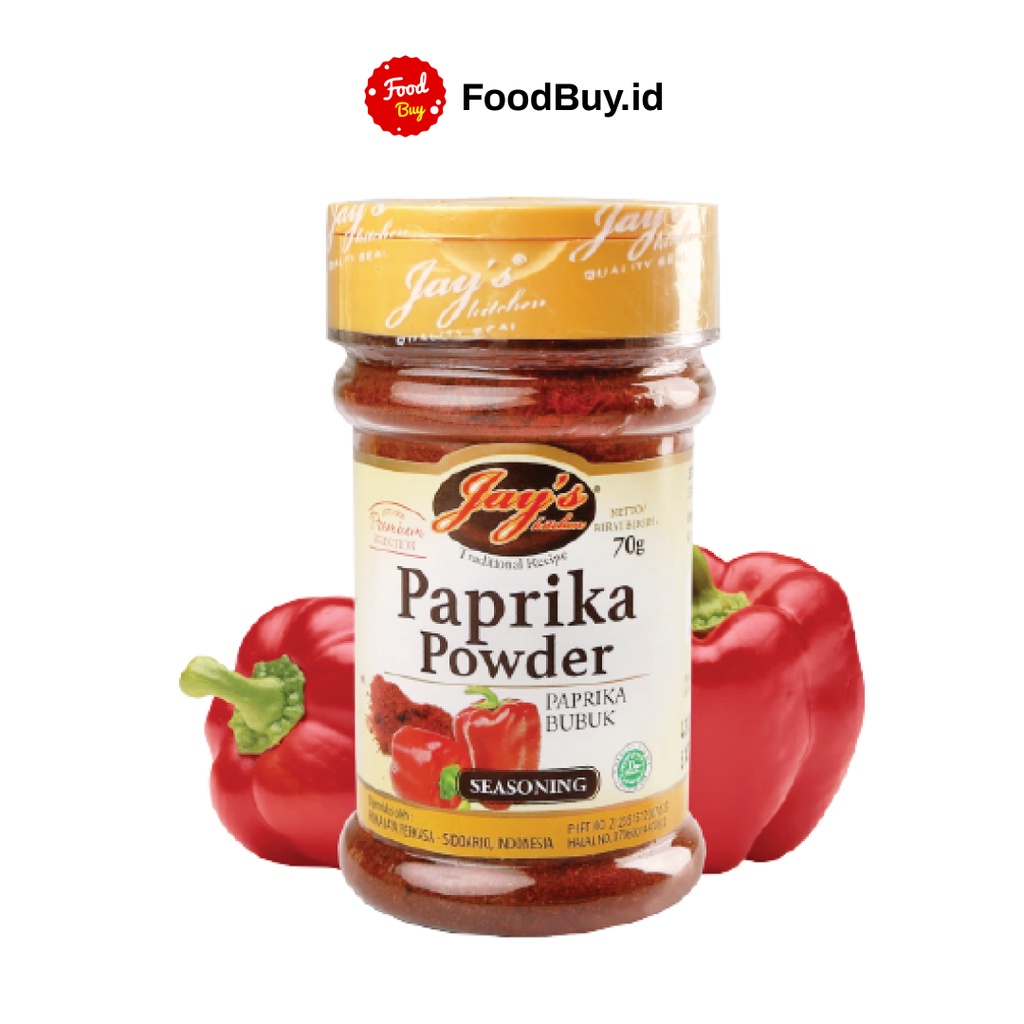 Jay's Paprika Powder / Bubuk Paprika 70 gr