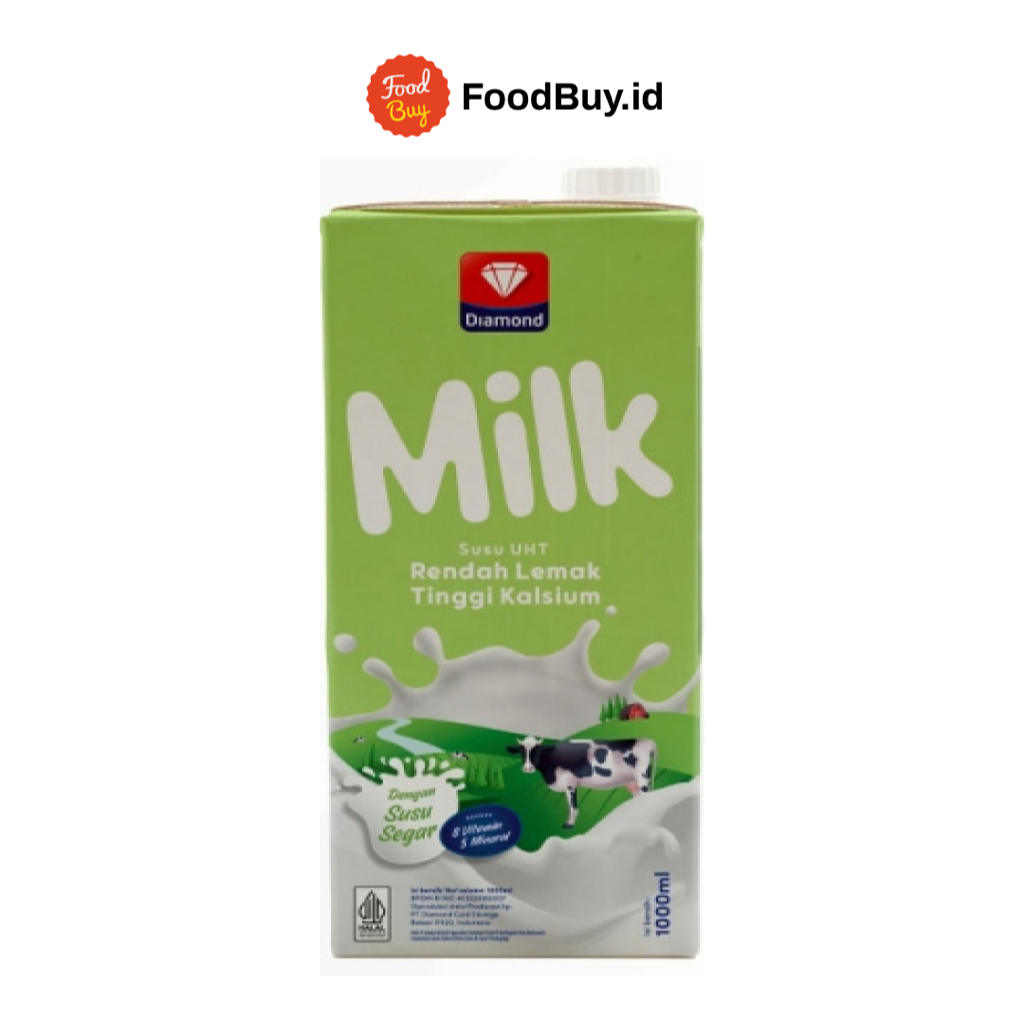 Diamond Milk UHT Low Fat High Calcium 1 ltr