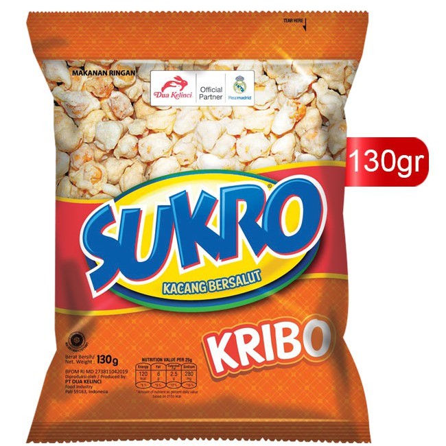 Dua Kelinci Sukro Kacang Bersalut Kribo 95 gr