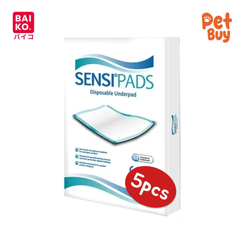 Sensi Pads Perlak Anjing Kucing Large 60 x 90 cm (5 pcs)