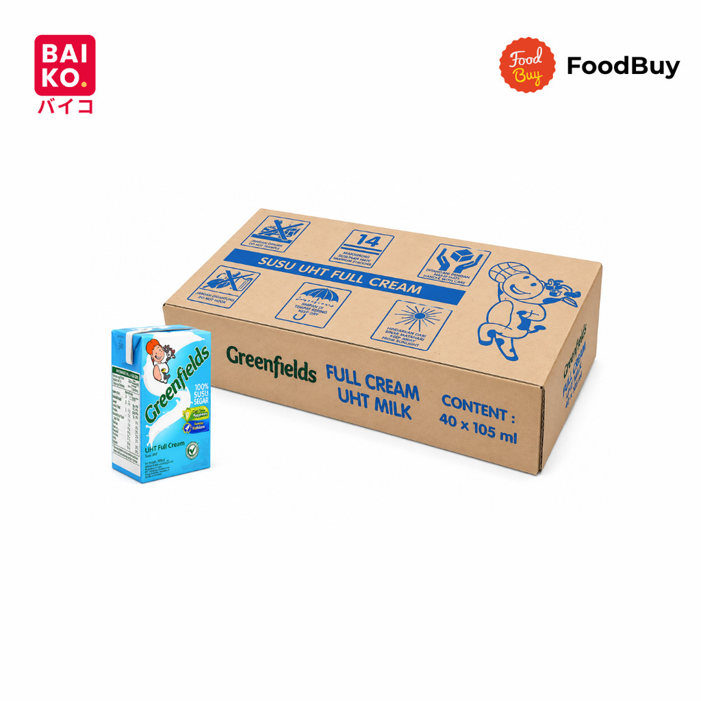 Paket 1 dus - Greenfields UHT Full Cream 105ml