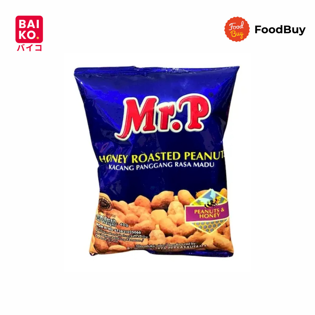Mr.P Honey Roasted Peanuts 40gr