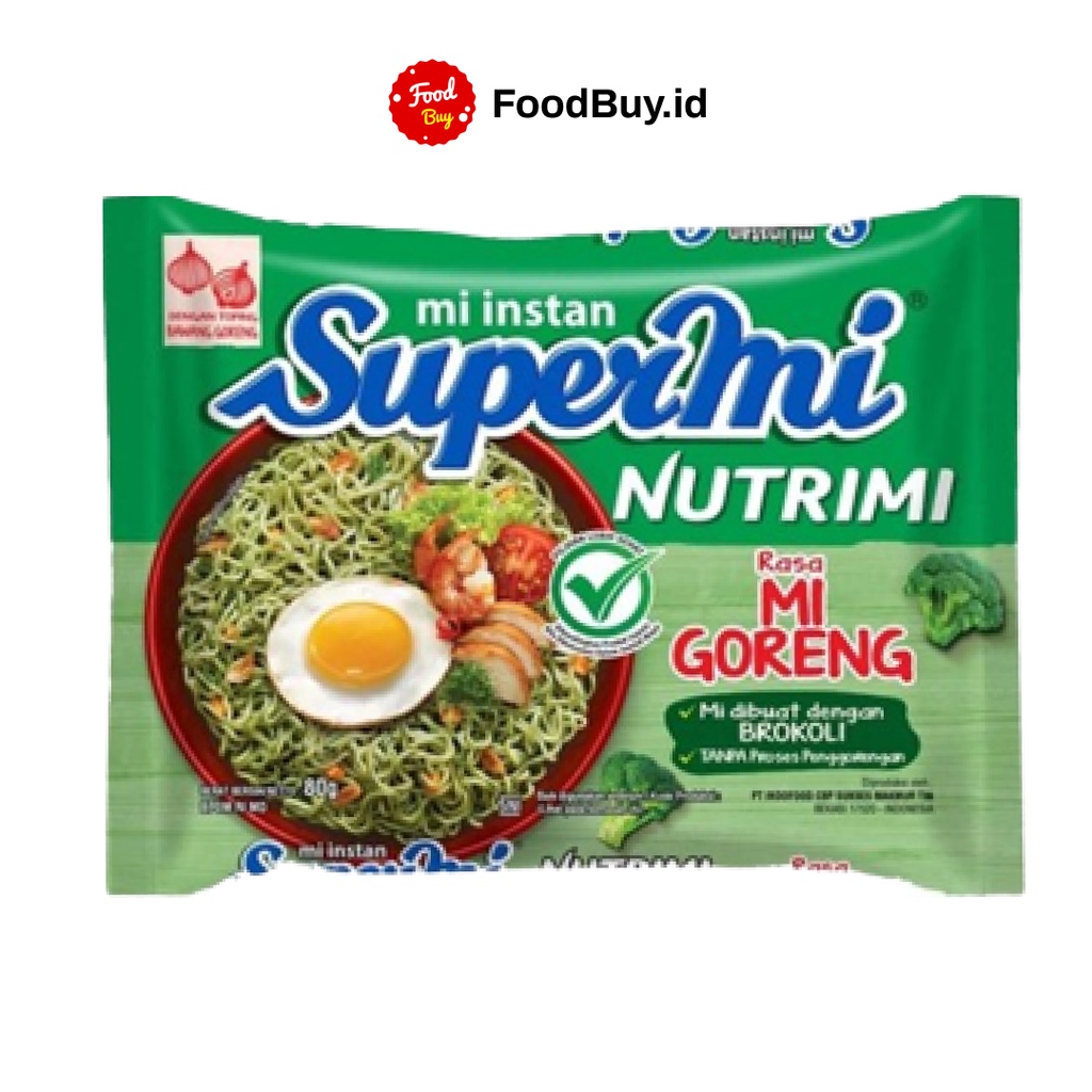 Supermi Nutrimi Rasa Mi Goreng 80 gr