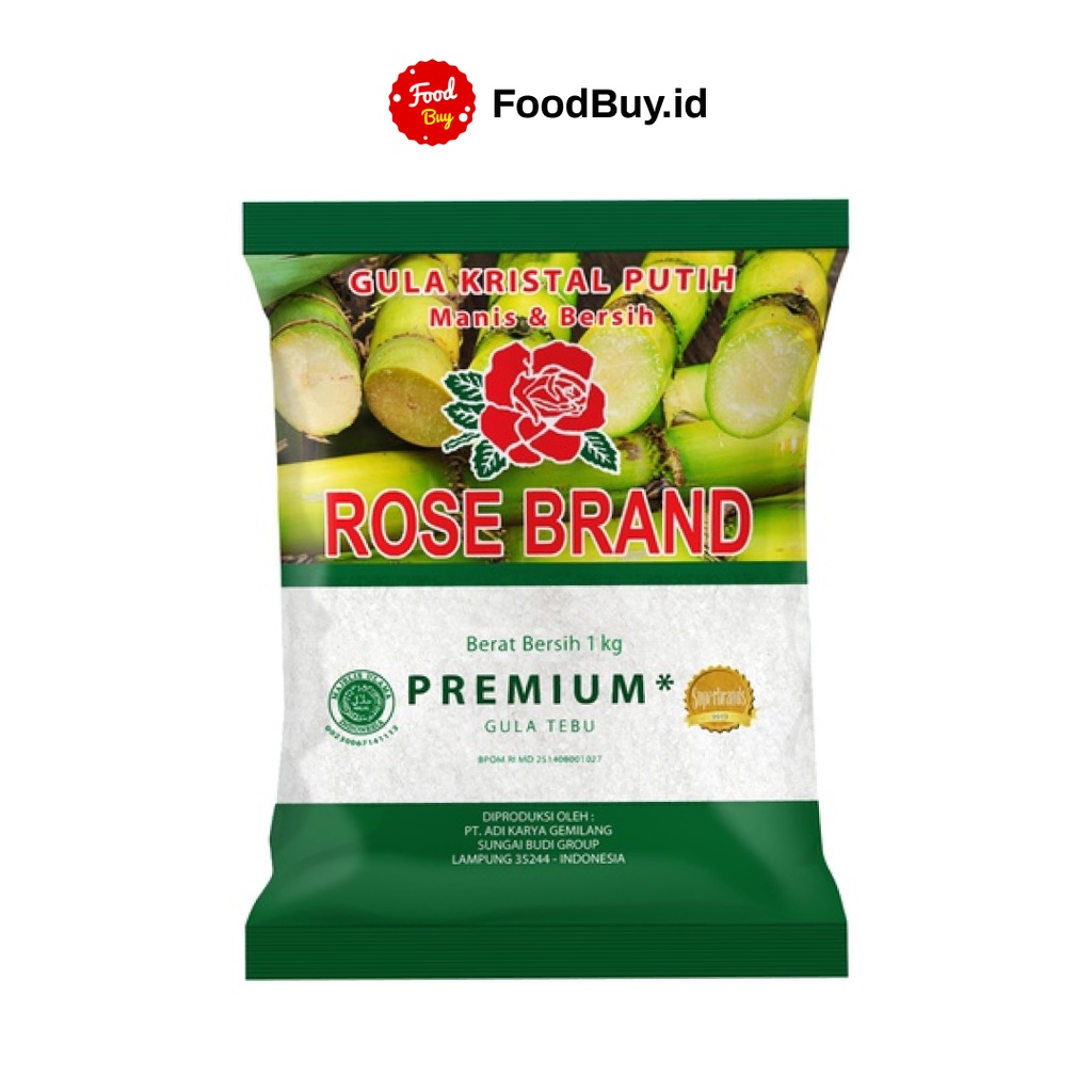 Rose Brand Gula Pasir Premium 1 kg