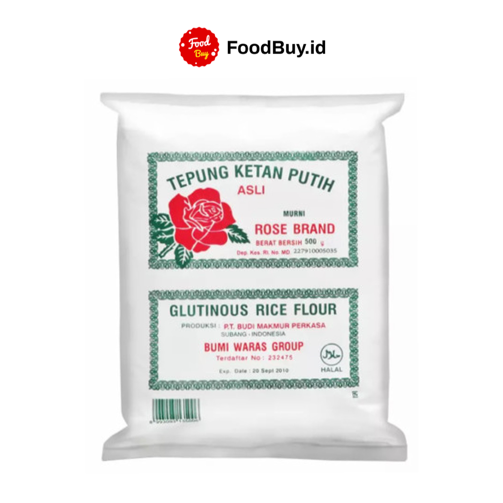 Tepung Ketan Putih Rose Brand 500 gr