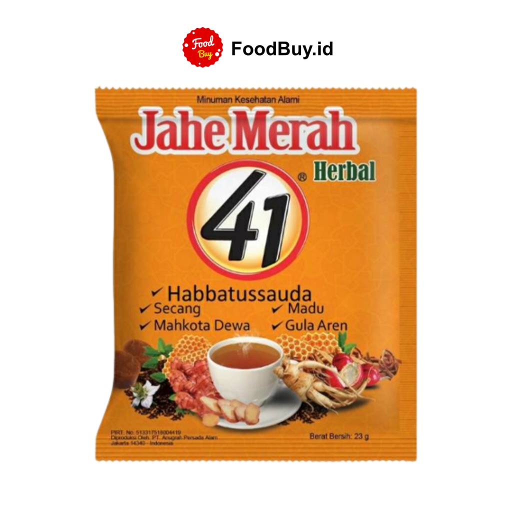 Jahe Merah Herbal 41 23 gr